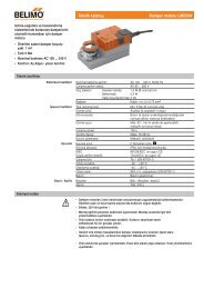 Teknik katalog Damper motoru LM230A - Belimo