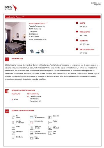 Ficha hotel PDF
