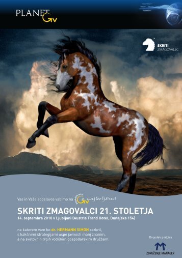 SKRITI ZMAGOVALCI 21. STOLETJA - Planet GV