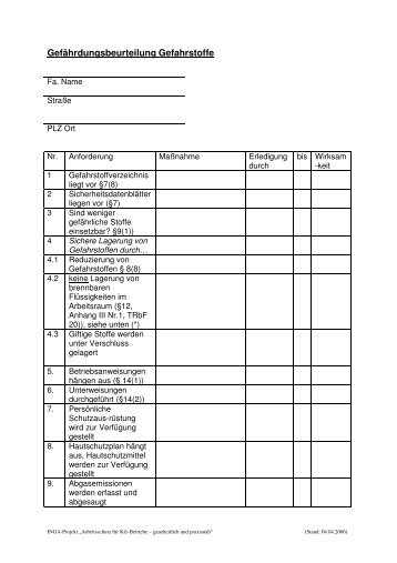 GefÃ¤hrdungsbeurteilung Gefahrstoffe (pdf)