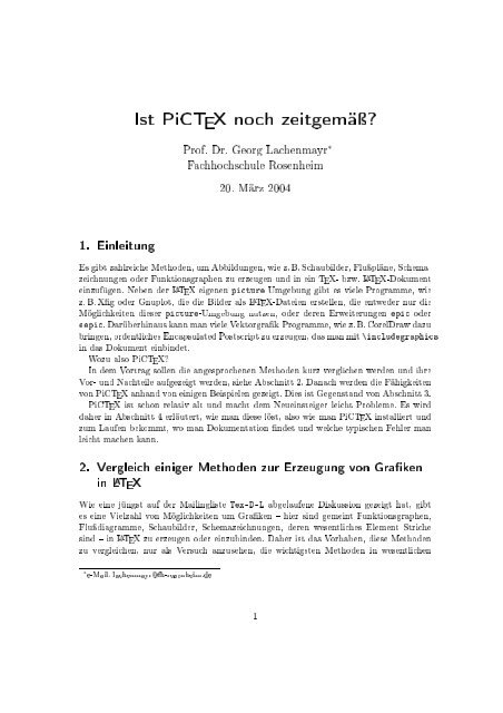 Ist PiCT X noch #eitgem124 Prof. Dr. Georg Lachenmayr ...
