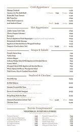Printable Menu - Perry's Steakhouse & Grille