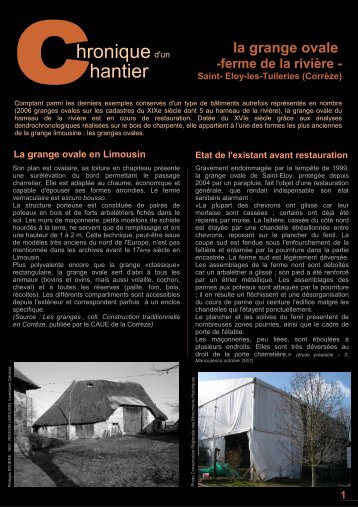 La grange ovale en Limousin la grange ovale