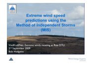 Extreme wind speed predictions using the Method of Independent ...