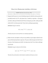 Practice Problems (with solutions) in Option - Mechanical and ...