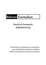 Rahmencurriculums - Interface Wien