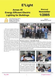 Newsletter 1 - Lighting Laboratory