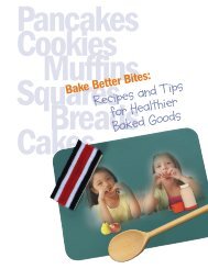 Bake Better Bites: Recipes and Tips for Healthier Baked ... - COPACs