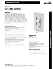 Sureslide® Controls