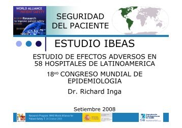 ESTUDIO IBEAS - Epi2008