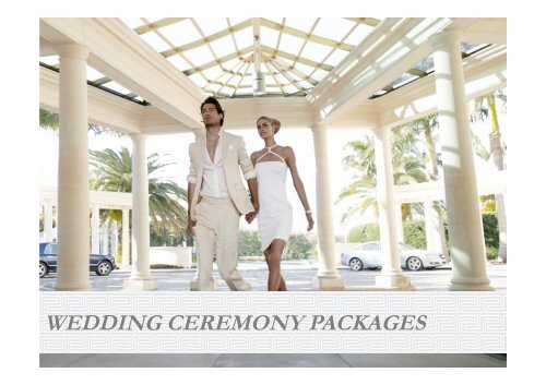 wedding packages [pdf] - Palazzo Versace