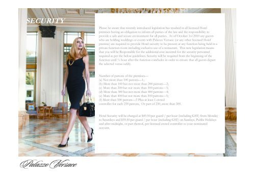 wedding packages [pdf] - Palazzo Versace