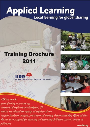 Brochure - International Institute of Rural Reconstruction