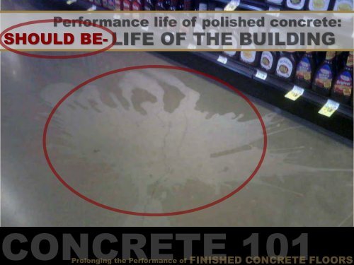 Prolonging the Performance of Finished Concrete ... - PROSOCO, Inc.