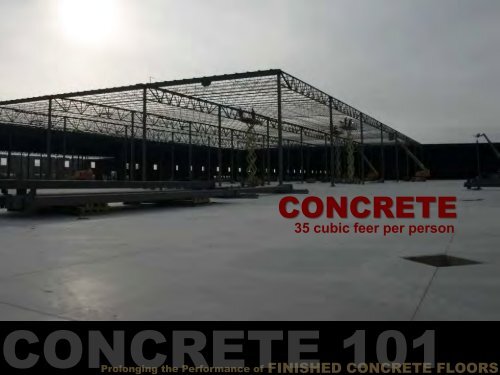 Prolonging the Performance of Finished Concrete ... - PROSOCO, Inc.