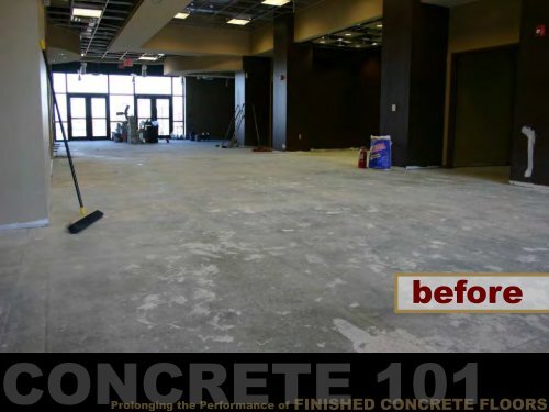 Prolonging the Performance of Finished Concrete ... - PROSOCO, Inc.