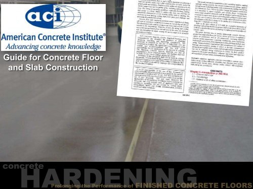 Prolonging the Performance of Finished Concrete ... - PROSOCO, Inc.