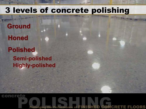 Prolonging the Performance of Finished Concrete ... - PROSOCO, Inc.