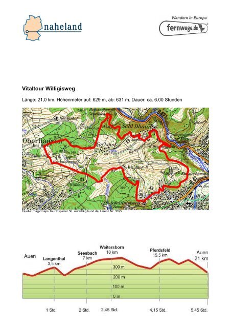 Vitaltour Willigisweg - Fernwege.de