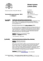 HVL Programm 2012-1 - Heimatverein Lingen