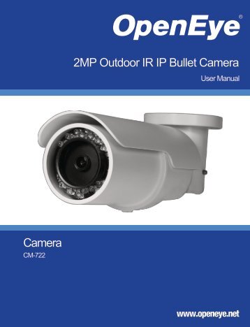 Camera 2MP Outdoor IR IP Bullet Camera Accessories - Openeye