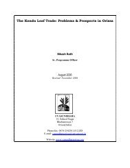 The Kendu Leaf Trade: Problems & Prospects in Orissa - Vasundhara