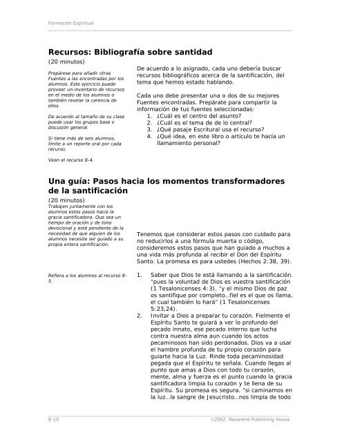 FormaciÃ³n Espiritual - USA / Canada Region