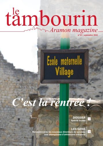 C'est la rentrÃ©e ! - Aramon.fr