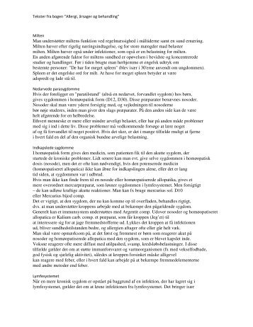 Allergi, årsager og behandling - Klinik Holista