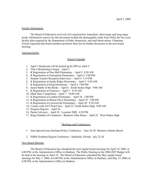 state of north carolina regular session stokes county