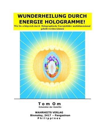 Wunderheilung durch Energie Hologramme – Buch - WordPress.com