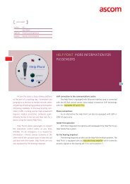 [PDF] Help point More inforMation for passengers - Ascom