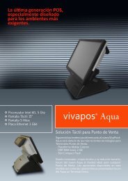 vivaposÂ® Aqua - Pantalla Tactil