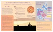 (HPV) and its Impact on Cervical Dysplasia in the Northwest Territories