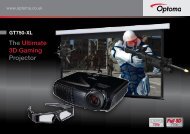 The Ultimate 3D Gaming Projector - Optoma