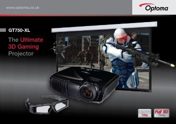 The Ultimate 3D Gaming Projector - Optoma