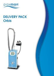 DELIVERY PACK Orbis - Paxman Coolers