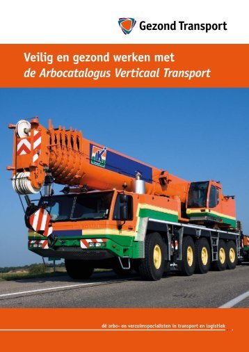Arbocatalogus Verticaal Transport - brochure - Vereniging Verticaal ...