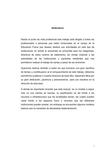 Dedicatoria Desde el punto de vista profesional ... - Repositorio UTN