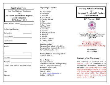 Registration Form 28 February 2013 One Day ... - exams.jntu.ac.in