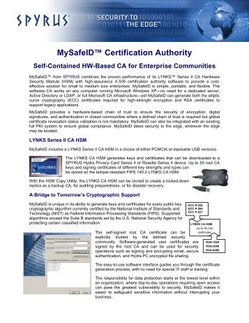 MySafeID Datasheet - Global Forte