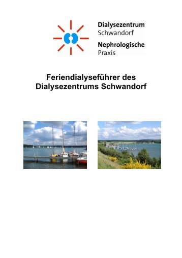 Feriendialyseführer des Dialysezentrums Schwandorf