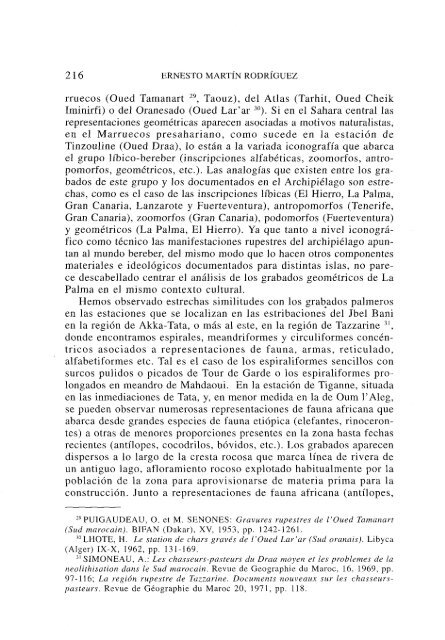 afinidades africanas de las manifestaciones rupestres prehistÃ³ricas ...