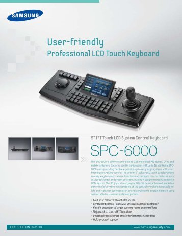 Samsung Datasheet SPC-6000