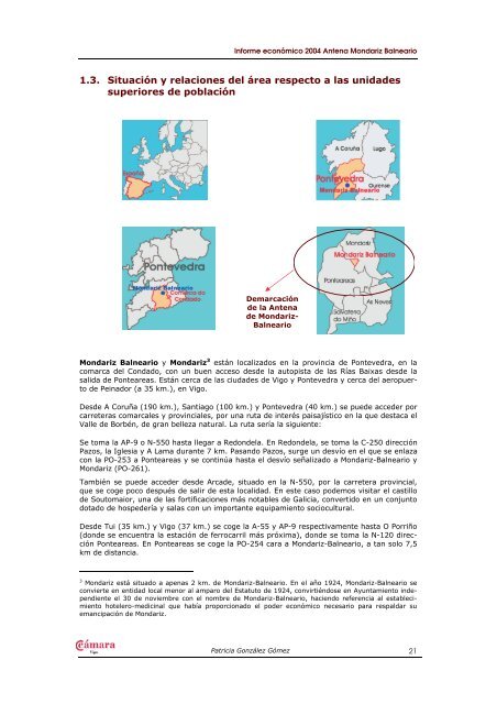 informe econÃ³mico aÃ±o 2004 - CÃ¡mara de Comercio de Vigo