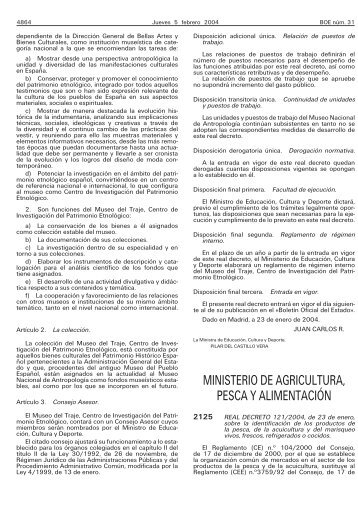 REAL DECRETO 121/2004, de 23 de enero, sobre la identificaciÃ³n ...