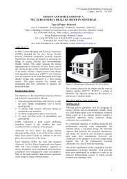 Design and Simulation of a Net Zero Energy Healthy Home in ...