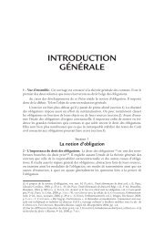 INTRODUCTION GÃNÃRALE - Editions Larcier - Bruylant