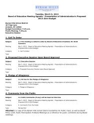 BOE Agenda - Byram School District