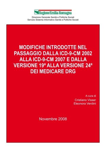 Modifiche introdotte nel passaggio dalla ICD-9-CM 2002 ... - Saluter